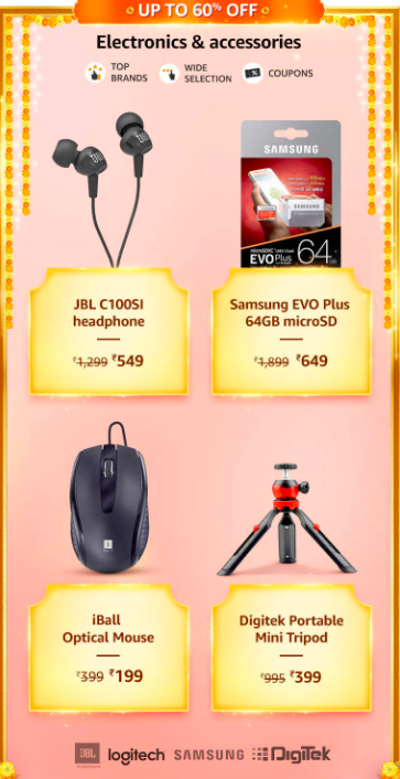 Up To 60% Off On Electronic Appliances