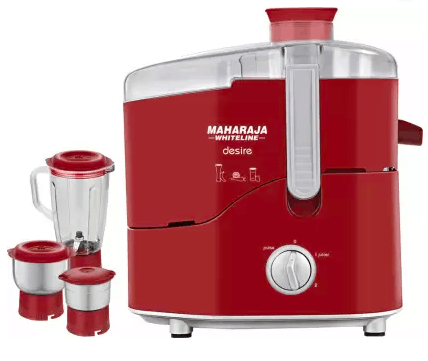 Maharaja Whiteline Desire Red Treasure Juicer Mixer Grinder